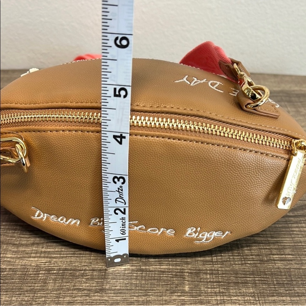 Betsey Johnson Kitsch XOTOSS Football Bag - Picture 11 of 11